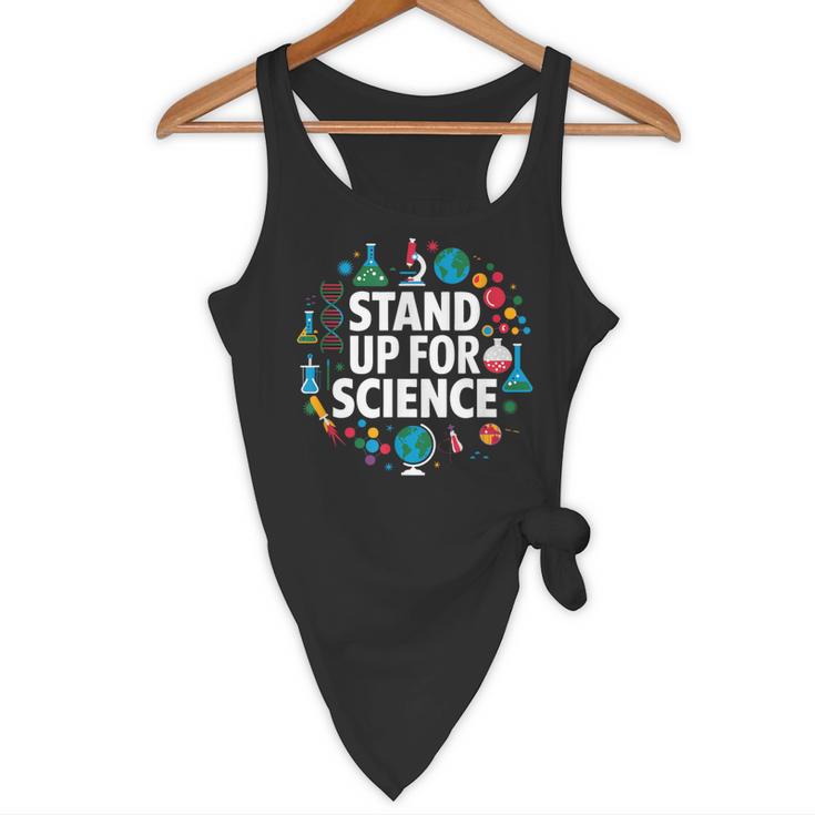 Stand Up For Science STEM Advocacy Pro Scientific Teacher Flowy Tank, novelty gifts, funny gifts Stand Up For Science STEM Advocacy Pro Scientific Teacher Flowy Tank, novelty gifts, funny gifts