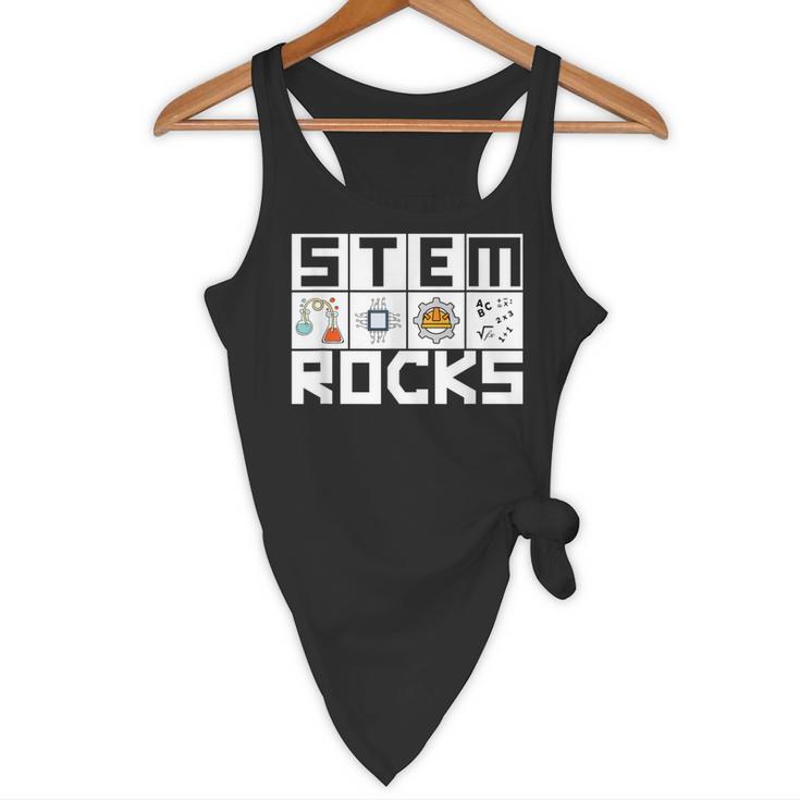 STEM Rocks Science Technology Engineering Math STEM Teacher Flowy Tank, novelty gifts, funny gifts STEM Rocks Science Technology Engineering Math STEM Teacher Flowy Tank, novelty gifts, funny gifts