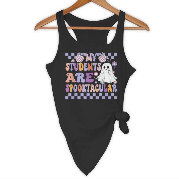 My Students Are Spooktacular Teacher Halloween Vibes Flowy Tank, novelty gifts, funny gifts My Students Are Spooktacular Teacher Halloween Vibes Flowy Tank, novelty gifts, funny gifts