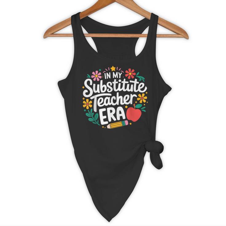 In My Substitute Teacher Era Flowy Tank, novelty gifts, funny gifts