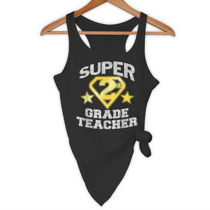 Super 2nd Grade Teacher Hero Flowy Tank, novelty gifts, funny gifts Super 2nd Grade Teacher Hero Flowy Tank, novelty gifts, funny gifts