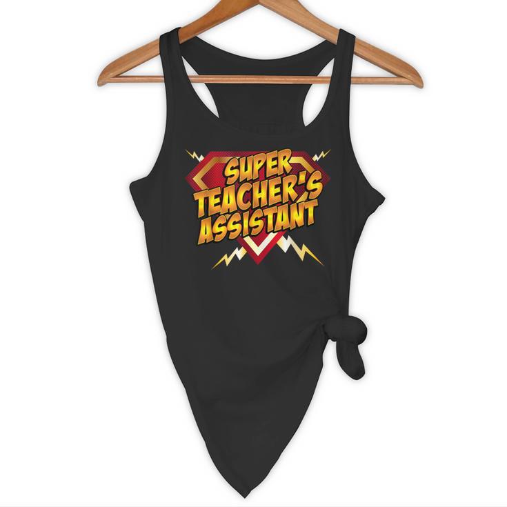 Super Teacher's Assistant Educational Superhero Flowy Tank, novelty gifts, funny gifts Super Teacher's Assistant Educational Superhero Flowy Tank, novelty gifts, funny gifts