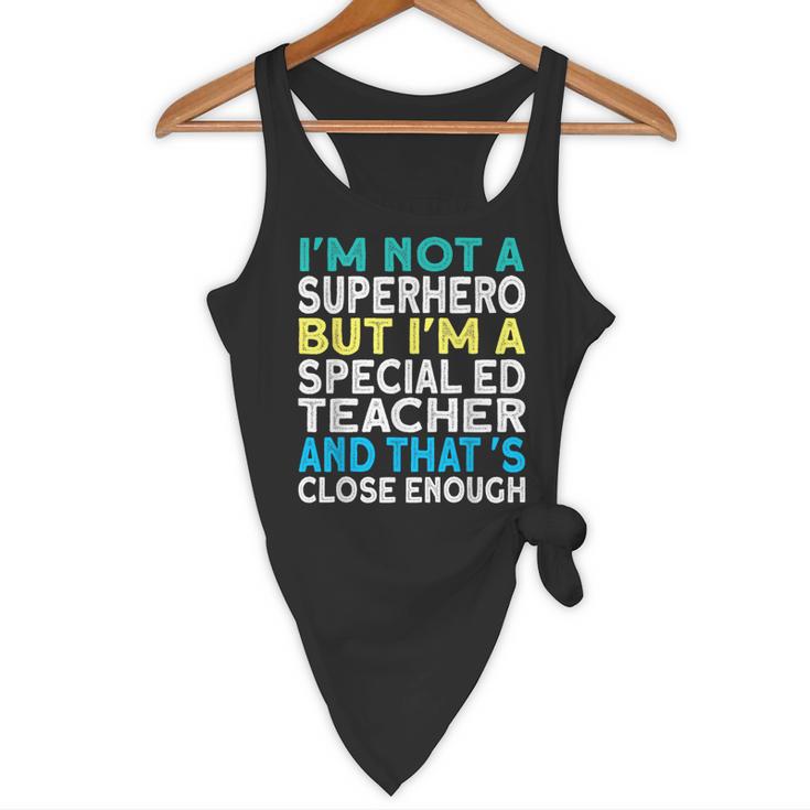 Superhero & Special Education Teacher Men Women Flowy Tank, novelty gifts, funny gifts