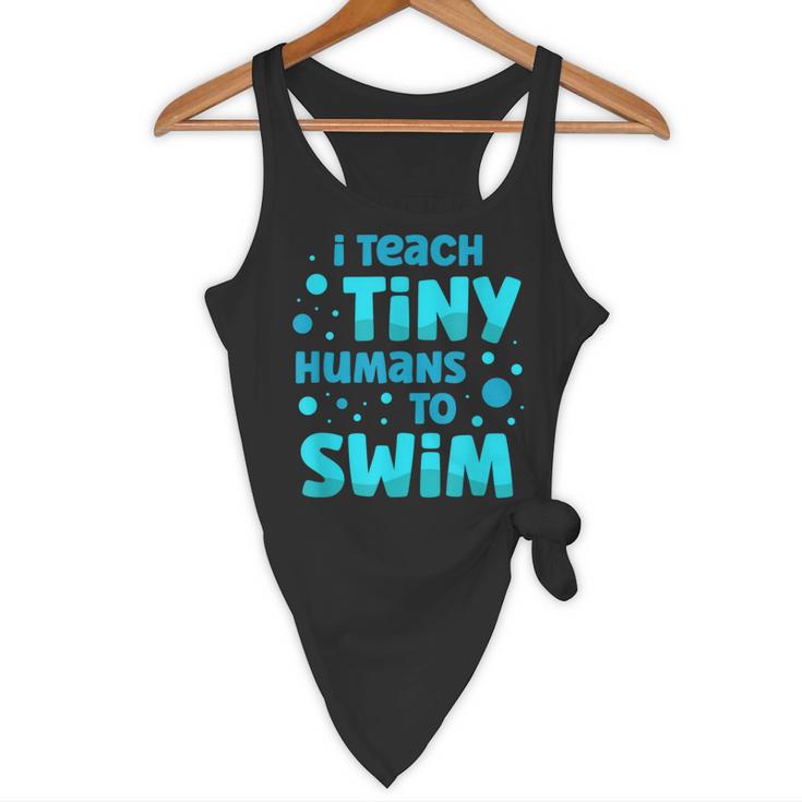 Swimming Teacher I Teach Tiny Humans To Swim Swim Instructor Flowy Tank, novelty gifts, funny gifts Swimming Teacher I Teach Tiny Humans To Swim Swim Instructor Flowy Tank, novelty gifts, funny gifts
