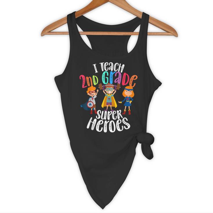 I Teach 2nd Grade Superheroes Back To School Teacher Men Women Girls Kids Flowy Tank, novelty gifts, funny gifts I Teach 2nd Grade Superheroes Back To School Teacher Men Women Girls Kids Flowy Tank, novelty gifts, funny gifts