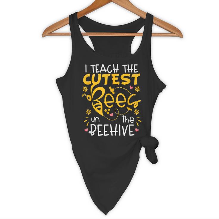 I Teach The Cutest Bees In The Beehive Teacher Flowy Tank, novelty gifts, funny gifts I Teach The Cutest Bees In The Beehive Teacher Flowy Tank, novelty gifts, funny gifts