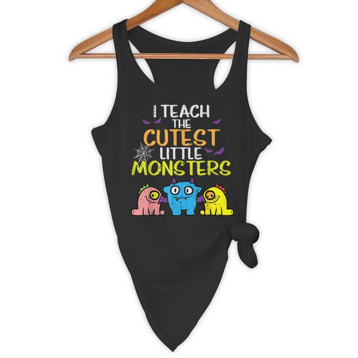 I Teach Cutest Little Monsters Halloween Teacher Men Women Flowy Tank, novelty gifts, funny gifts I Teach Cutest Little Monsters Halloween Teacher Men Women Flowy Tank, novelty gifts, funny gifts