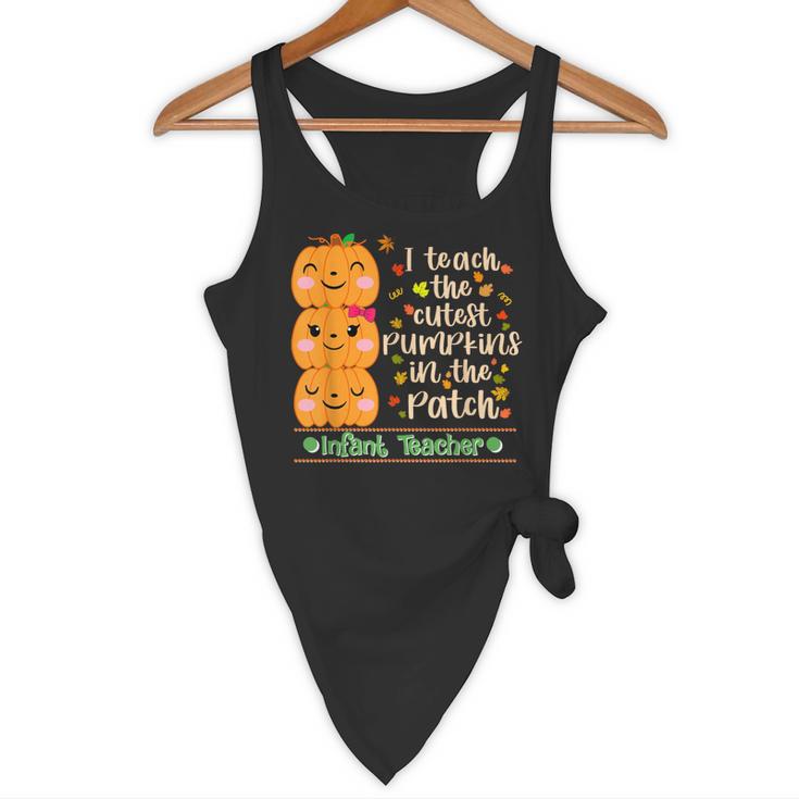 I Teach The Cutest Pumpkins In The Patch Infant Teacher Flowy Tank, novelty gifts, funny gifts I Teach The Cutest Pumpkins In The Patch Infant Teacher Flowy Tank, novelty gifts, funny gifts