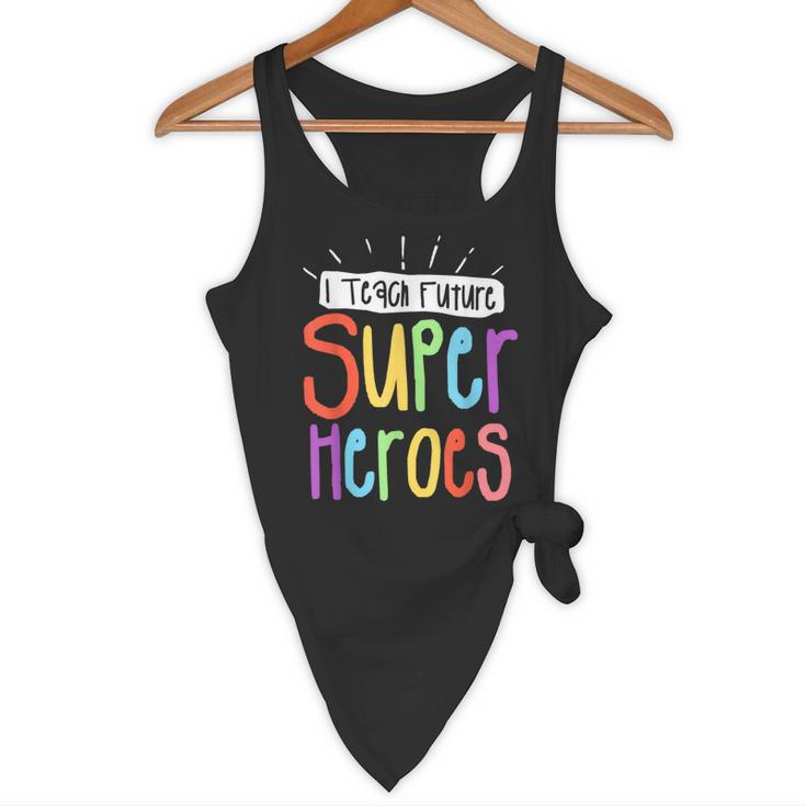 I Teach Future Superheroes Teacher Teaching Flowy Tank, novelty gifts, funny gifts I Teach Future Superheroes Teacher Teaching Flowy Tank, novelty gifts, funny gifts