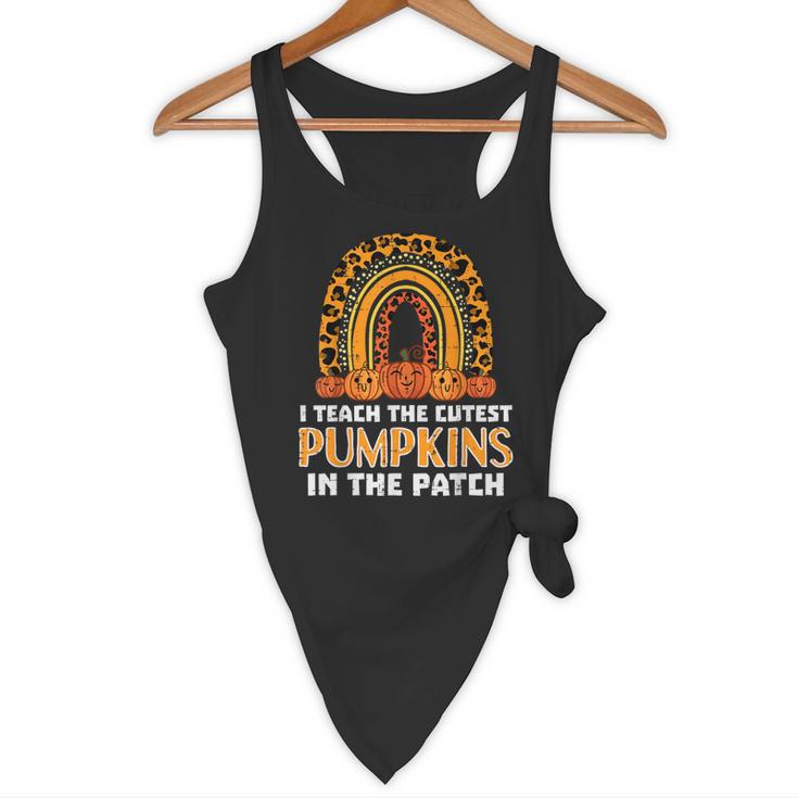 Teach Leopard Rainbow Cute Halloween Costume Teacher Women Flowy Tank, novelty gifts, funny gifts Teach Leopard Rainbow Cute Halloween Costume Teacher Women Flowy Tank, novelty gifts, funny gifts