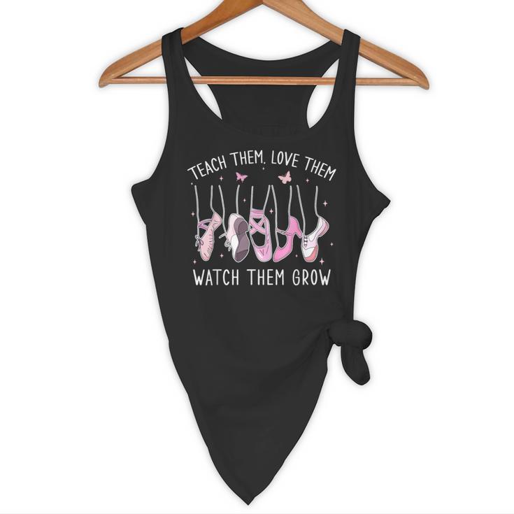 Teach Them Love Them Watch Them Grow Ballet Dance Teacher Flowy Tank, novelty gifts, funny gifts Teach Them Love Them Watch Them Grow Ballet Dance Teacher Flowy Tank, novelty gifts, funny gifts