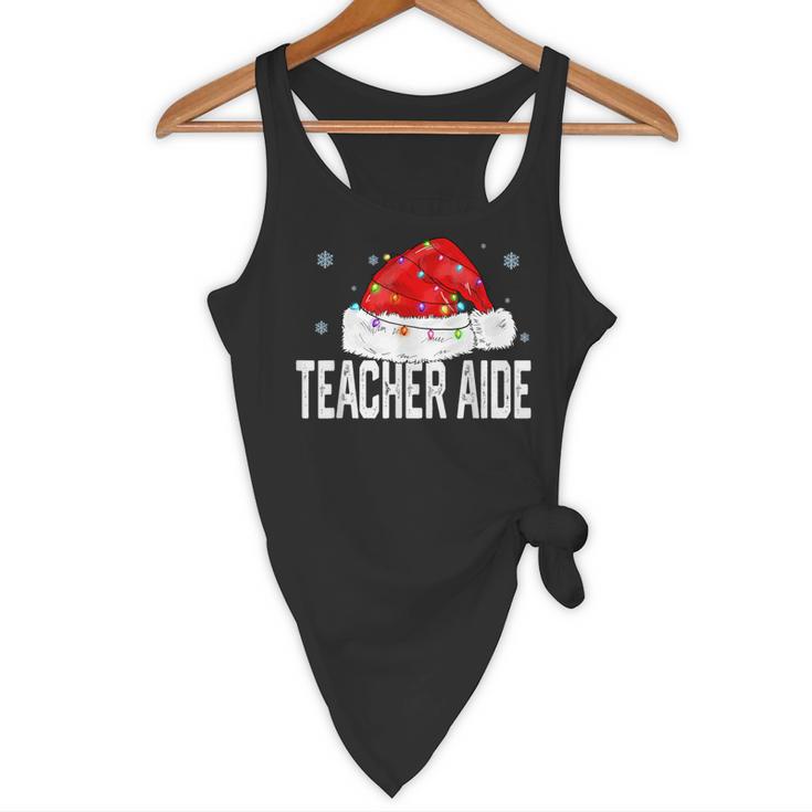 Teacher Aide Christmas Women Family Matching Group Xmas Flowy Tank, novelty gifts, funny gifts Teacher Aide Christmas Women Family Matching Group Xmas Flowy Tank, novelty gifts, funny gifts