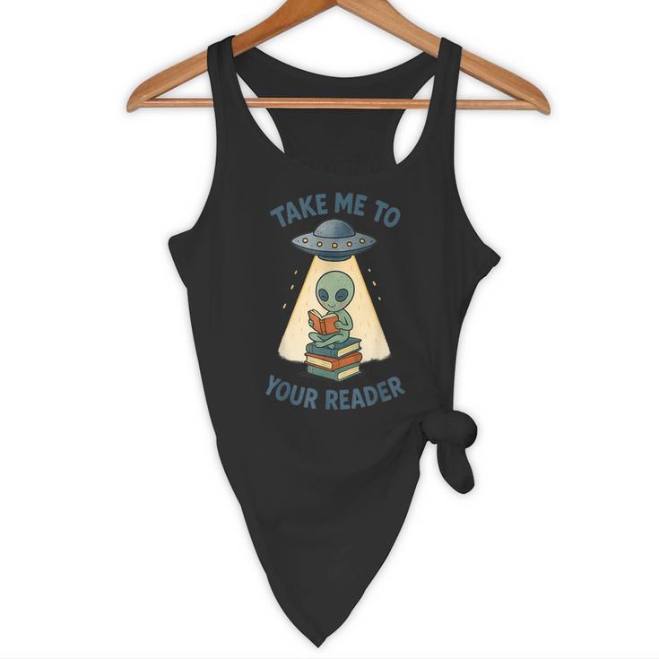 Teacher Alien Books UFO Reading Take Me To Your Reader Flowy Tank, novelty gifts, funny gifts Teacher Alien Books UFO Reading Take Me To Your Reader Flowy Tank, novelty gifts, funny gifts