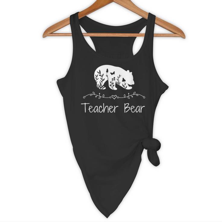 Teacher Bear For Educators Teacher Appreciation Flowy Tank, novelty gifts, funny gifts Teacher Bear For Educators Teacher Appreciation Flowy Tank, novelty gifts, funny gifts