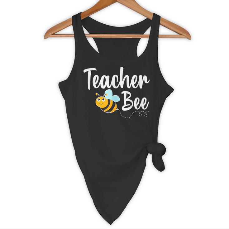 Teacher Bee Bumblebee Back To School Flowy Tank, novelty gifts, funny gifts Teacher Bee Bumblebee Back To School Flowy Tank, novelty gifts, funny gifts