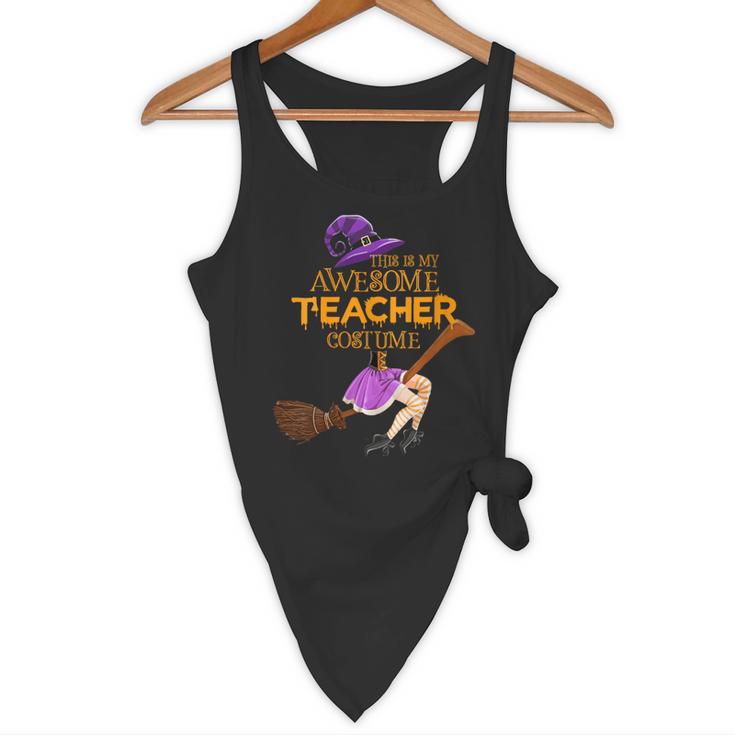 This Is My Teacher Costume Halloween Family Matching Group Flowy Tank, novelty gifts, funny gifts