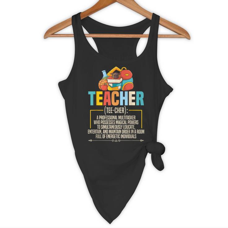 Teacher Definition Teaching School Teacher Men Women Flowy Tank, novelty gifts, funny gifts Teacher Definition Teaching School Teacher Men Women Flowy Tank, novelty gifts, funny gifts