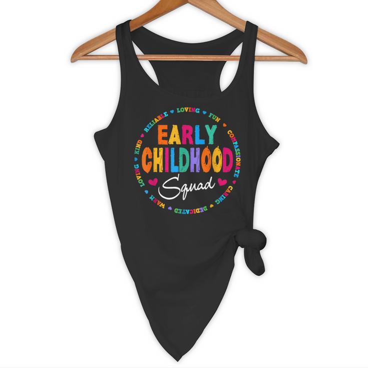 Teacher Early Childhood Squad T-Shirt Flowy Tank, novelty gifts, funny gifts Teacher Early Childhood Squad T-Shirt Flowy Tank, novelty gifts, funny gifts