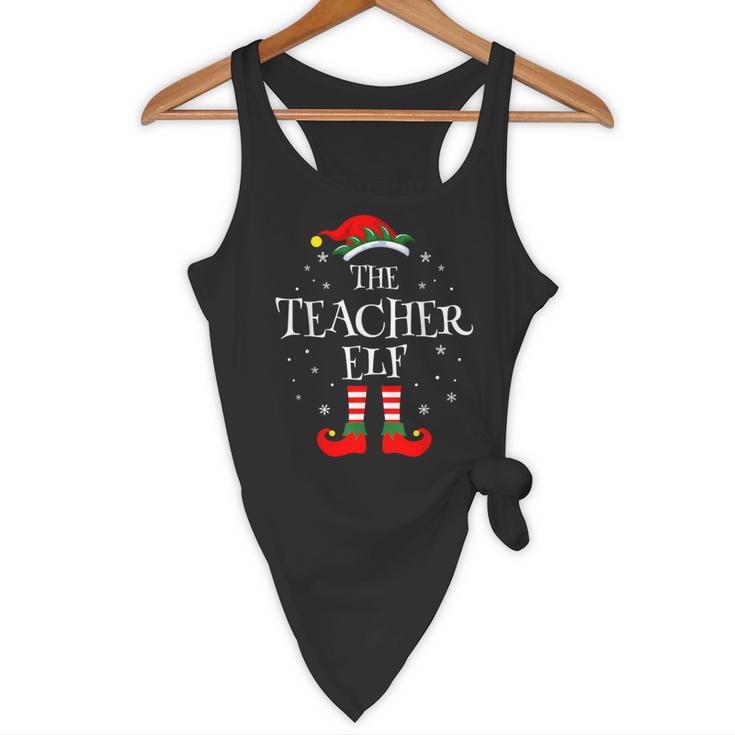 The Teacher Elf Christmas Family Matching Group Xmas Flowy Tank, novelty gifts, funny gifts The Teacher Elf Christmas Family Matching Group Xmas Flowy Tank, novelty gifts, funny gifts