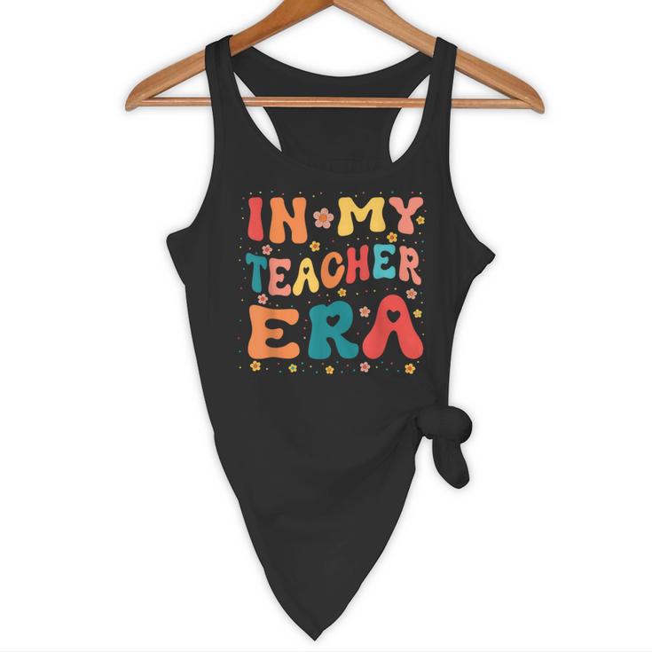 In My Teacher Era First Day Of School Back To School Retro Flowy Tank, novelty gifts, funny gifts In My Teacher Era First Day Of School Back To School Retro Flowy Tank, novelty gifts, funny gifts