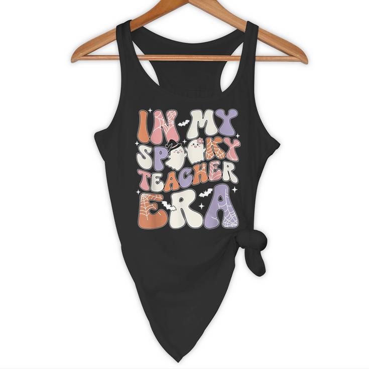 Teacher Halloween In My Spooky Teacher Era Retro Groovy Flowy Tank, novelty gifts, funny gifts Teacher Halloween In My Spooky Teacher Era Retro Groovy Flowy Tank, novelty gifts, funny gifts
