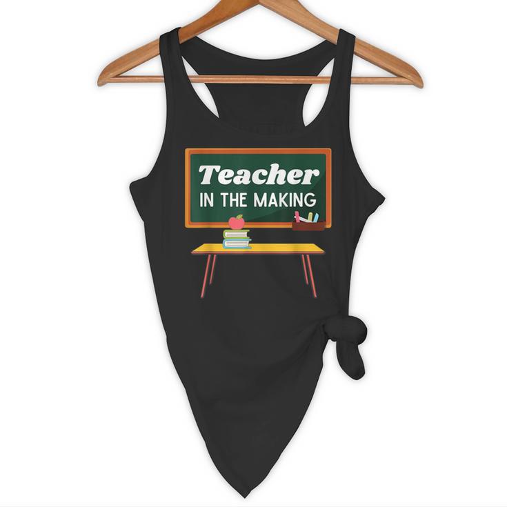 Teacher In The Making Future Teacher Kids Back To School Flowy Tank, novelty gifts, funny gifts Teacher In The Making Future Teacher Kids Back To School Flowy Tank, novelty gifts, funny gifts