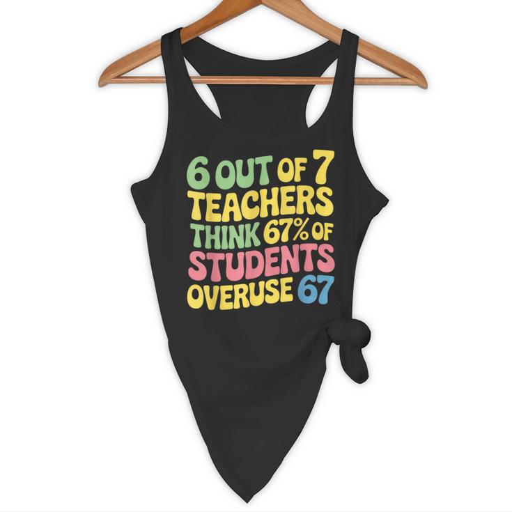 Teacher Overuse 67 Teacher Flowy Tank, novelty gifts, funny gifts Teacher Overuse 67 Teacher Flowy Tank, novelty gifts, funny gifts