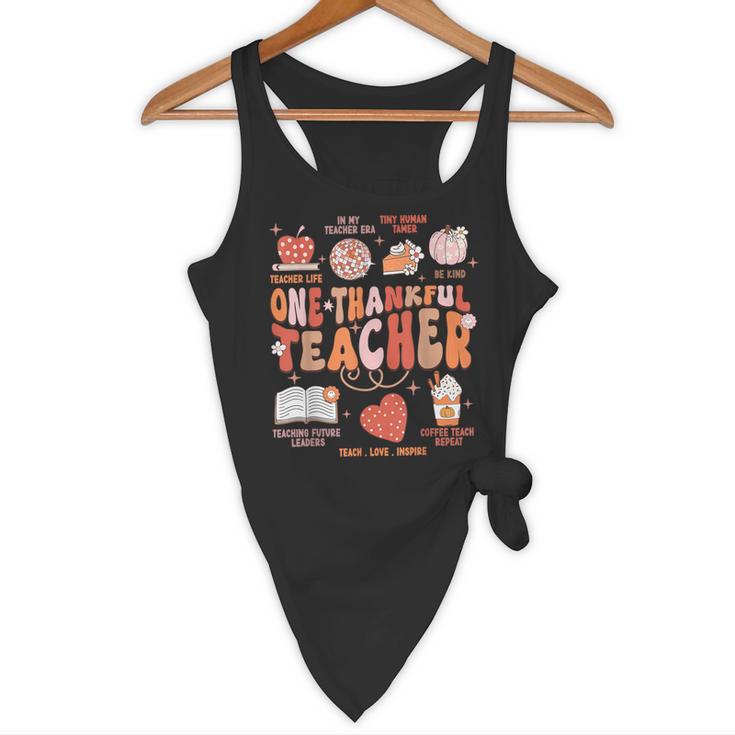 Teacher Thanksgiving Shirt Women One Thankful Teacher Fall Flowy Tank, novelty gifts, funny gifts Teacher Thanksgiving Shirt Women One Thankful Teacher Fall Flowy Tank, novelty gifts, funny gifts