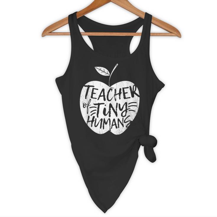 Teacher Of Tiny Humans Preschool Kindergarten Teacher Flowy Tank, novelty gifts, funny gifts Teacher Of Tiny Humans Preschool Kindergarten Teacher Flowy Tank, novelty gifts, funny gifts