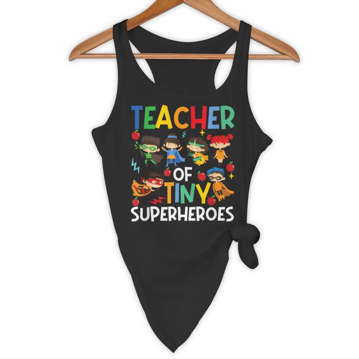 Teacher Of Tiny Superheroes Teach 100th Day Of School Men Women Girls Kids Flowy Tank, novelty gifts, funny gifts Teacher Of Tiny Superheroes Teach 100th Day Of School Men Women Girls Kids Flowy Tank, novelty gifts, funny gifts