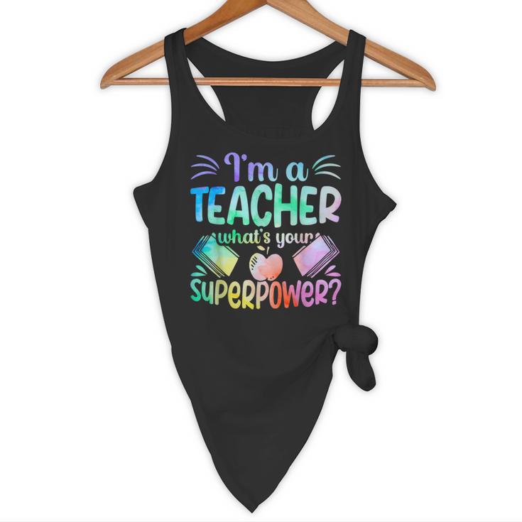 Im A Teacher Whats Your Superpower Teaching Professional Flowy Tank, novelty gifts, funny gifts Im A Teacher Whats Your Superpower Teaching Professional Flowy Tank, novelty gifts, funny gifts