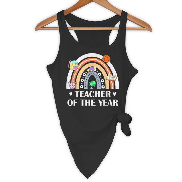 Teacher Of The Year Best Teacher Ever Men Women Flowy Tank, novelty gifts, funny gifts