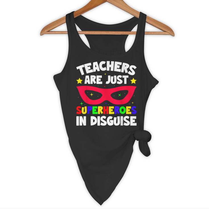 Teachers Are Just Superheroes In Disguise School Flowy Tank, novelty gifts, funny gifts Teachers Are Just Superheroes In Disguise School Flowy Tank, novelty gifts, funny gifts