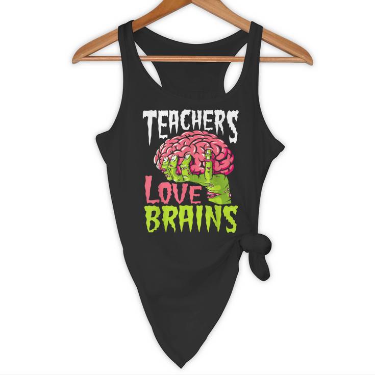Teachers Love Brains Zombie Teacher Halloween Zombies Flowy Tank, novelty gifts, funny gifts Teachers Love Brains Zombie Teacher Halloween Zombies Flowy Tank, novelty gifts, funny gifts