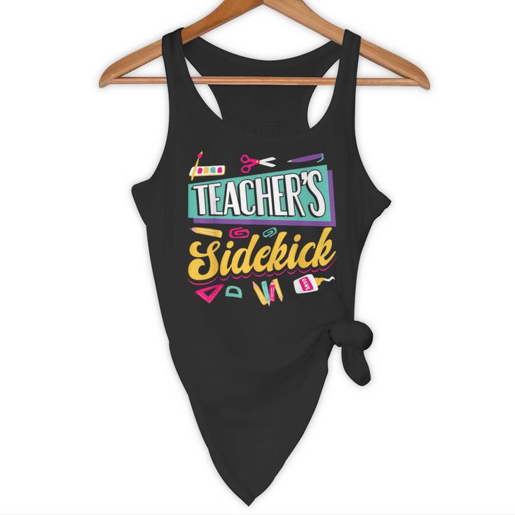 Teacher's Sidekick Teacher Assisting Teaching Assistant Flowy Tank, novelty gifts, funny gifts