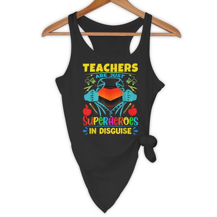 Teachers Are Superheroes – Fun Appreciation Flowy Tank, novelty gifts, funny gifts Teachers Are Superheroes – Fun Appreciation Flowy Tank, novelty gifts, funny gifts