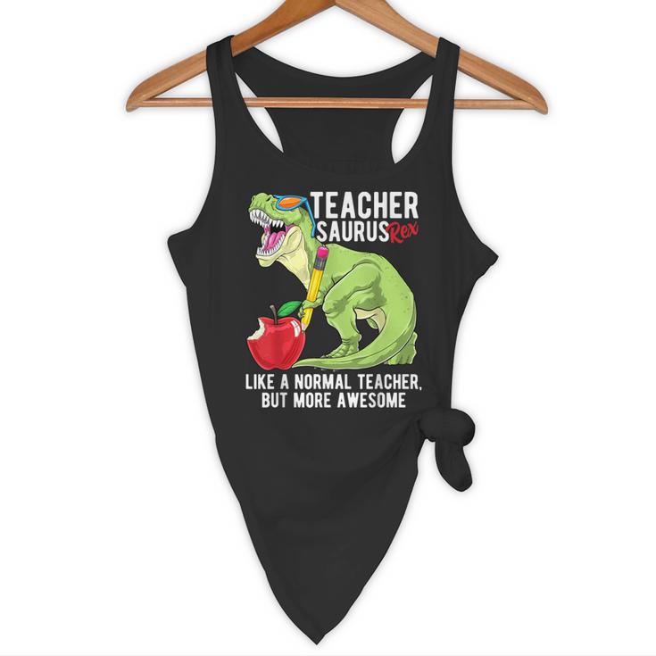 Teachersaurus Rex Dinosaur Like A Normal Teacher Saurus Flowy Tank, novelty gifts, funny gifts Teachersaurus Rex Dinosaur Like A Normal Teacher Saurus Flowy Tank, novelty gifts, funny gifts