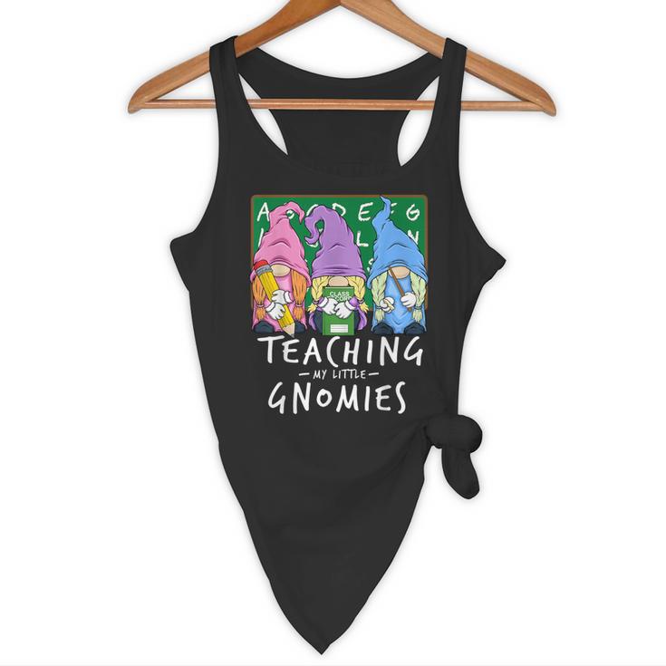 Teaching My Little Gnomies With Gnome For Teacher Women Flowy Tank, novelty gifts, funny gifts Teaching My Little Gnomies With Gnome For Teacher Women Flowy Tank, novelty gifts, funny gifts
