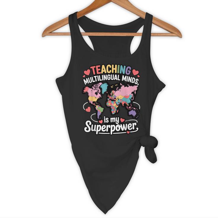 Teaching Multilingual Minds Learners English ESL Teacher Flowy Tank, novelty gifts, funny gifts Teaching Multilingual Minds Learners English ESL Teacher Flowy Tank, novelty gifts, funny gifts