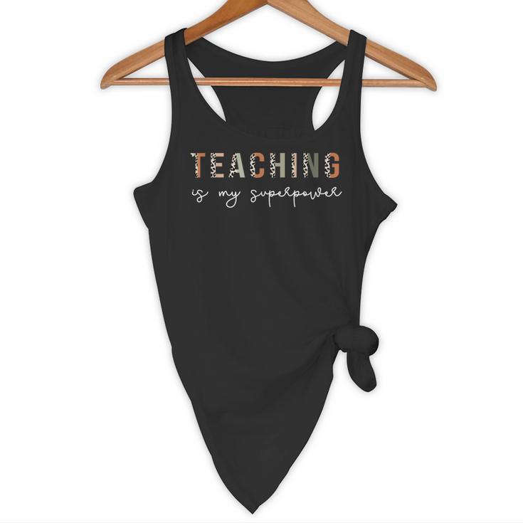 Teaching Is My SuperPower Educator Teacher Appreciation Flowy Tank, novelty gifts, funny gifts Teaching Is My SuperPower Educator Teacher Appreciation Flowy Tank, novelty gifts, funny gifts