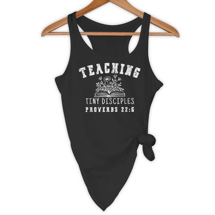 Teaching Tiny Disciples Christian Bible Verse Teacher Flowy Tank, novelty gifts, funny gifts Teaching Tiny Disciples Christian Bible Verse Teacher Flowy Tank, novelty gifts, funny gifts