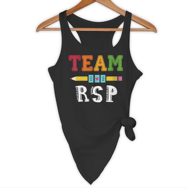 Team RSP RSP Teacher Kindergarten Teacher Flowy Tank, novelty gifts, funny gifts Team RSP RSP Teacher Kindergarten Teacher Flowy Tank, novelty gifts, funny gifts