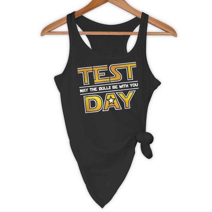 Test Day Testing May The Skills Be With You School Teacher Flowy Tank, novelty gifts, funny gifts Test Day Testing May The Skills Be With You School Teacher Flowy Tank, novelty gifts, funny gifts