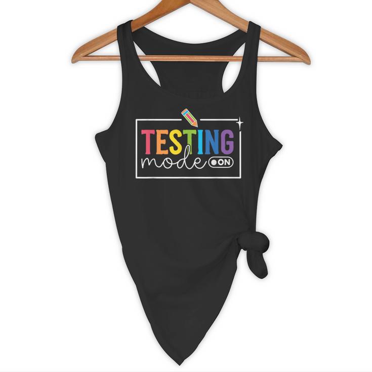 Testing Mode On Testing Day Motivational Teacher Kids Flowy Tank, novelty gifts, funny gifts Testing Mode On Testing Day Motivational Teacher Kids Flowy Tank, novelty gifts, funny gifts