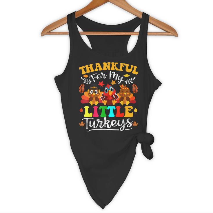 Thankful For My Little Turkeys Teacher Thanksgiving Teachers Flowy Tank, novelty gifts, funny gifts Thankful For My Little Turkeys Teacher Thanksgiving Teachers Flowy Tank, novelty gifts, funny gifts