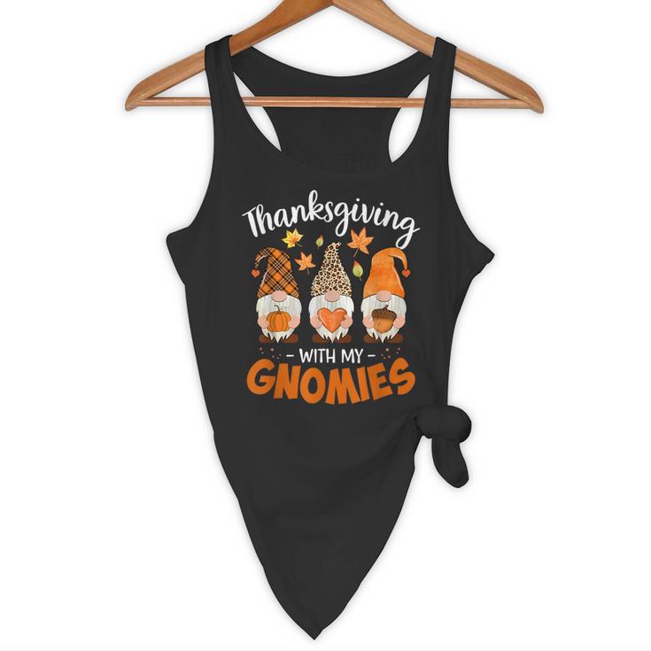 Thanksgiving Shirts For Women With My Gnomies Teachers Gnome Flowy Tank, novelty gifts, funny gifts Thanksgiving Shirts For Women With My Gnomies Teachers Gnome Flowy Tank, novelty gifts, funny gifts