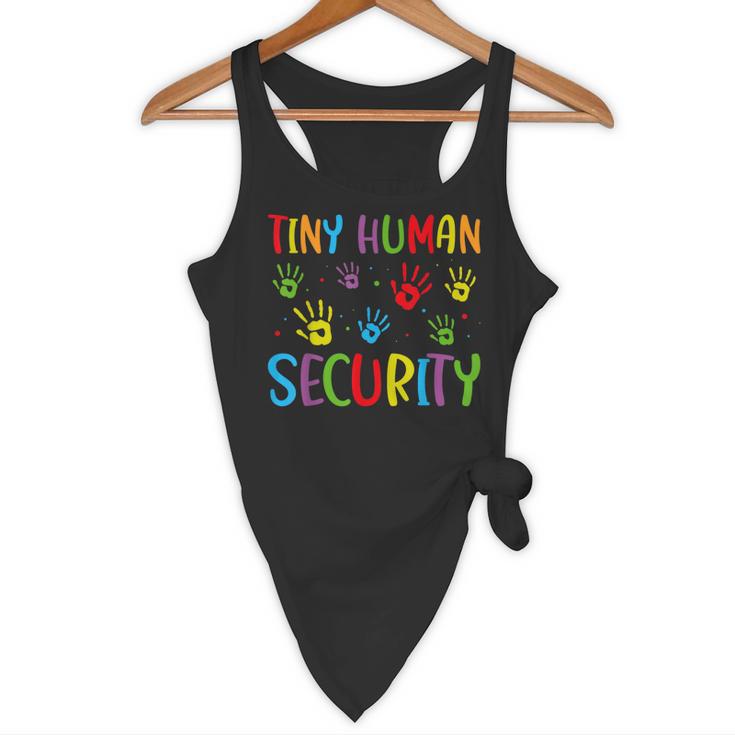 Tiny Human Security Preschool Childcare Teacher Babysitters Flowy Tank, novelty gifts, funny gifts Tiny Human Security Preschool Childcare Teacher Babysitters Flowy Tank, novelty gifts, funny gifts