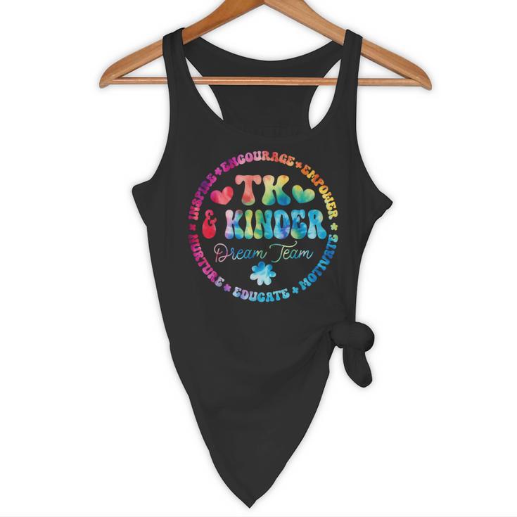 TK & Kinder Dream Team Transitional Kindergarten Teacher Flowy Tank, novelty gifts, funny gifts