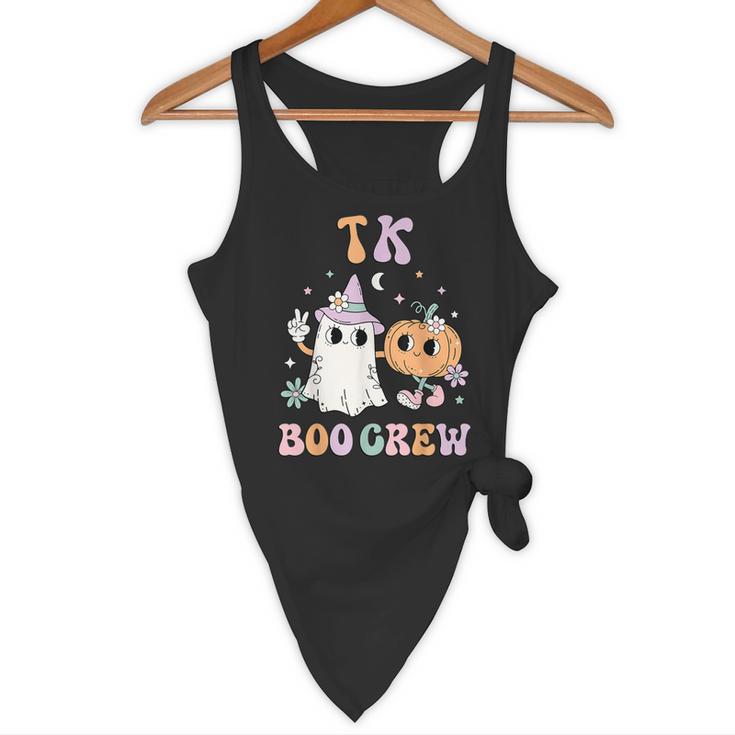 TK Boo Crew Retro Groovy Halloween Floral Ghost TK Teacher Men Women Kids Flowy Tank, novelty gifts, funny gifts TK Boo Crew Retro Groovy Halloween Floral Ghost TK Teacher Men Women Kids Flowy Tank, novelty gifts, funny gifts