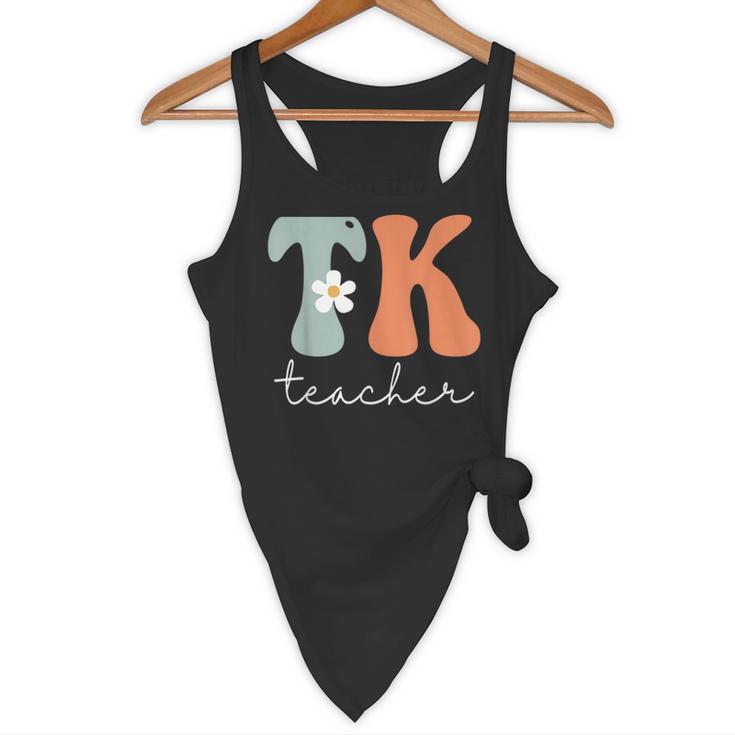 TK Teacher Retro Groovy Vintage Happy First Day Of School Flowy Tank, novelty gifts, funny gifts TK Teacher Retro Groovy Vintage Happy First Day Of School Flowy Tank, novelty gifts, funny gifts